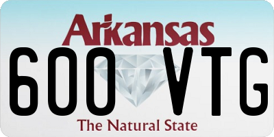 AR license plate 600VTG