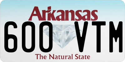AR license plate 600VTM