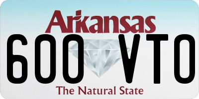 AR license plate 600VTO