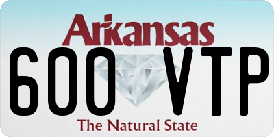 AR license plate 600VTP