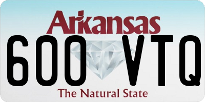 AR license plate 600VTQ