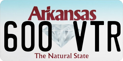 AR license plate 600VTR