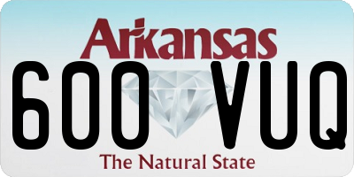 AR license plate 600VUQ