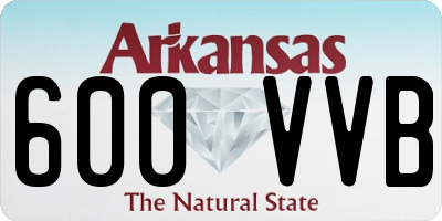 AR license plate 600VVB