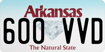 AR license plate 600VVD