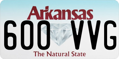 AR license plate 600VVG