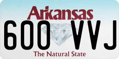 AR license plate 600VVJ