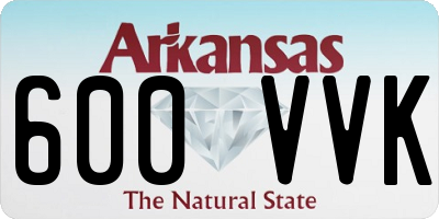 AR license plate 600VVK