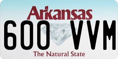 AR license plate 600VVM