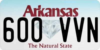 AR license plate 600VVN