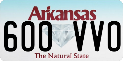 AR license plate 600VVO