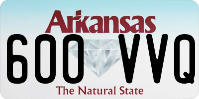 AR license plate 600VVQ