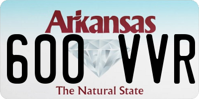 AR license plate 600VVR