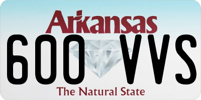 AR license plate 600VVS