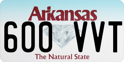 AR license plate 600VVT