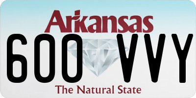 AR license plate 600VVY