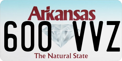 AR license plate 600VVZ