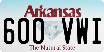 AR license plate 600VWI