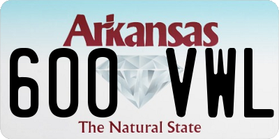 AR license plate 600VWL