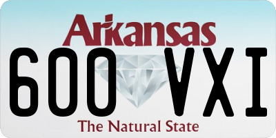 AR license plate 600VXI