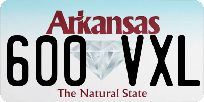 AR license plate 600VXL