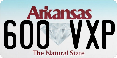 AR license plate 600VXP