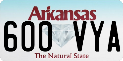 AR license plate 600VYA