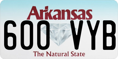 AR license plate 600VYB