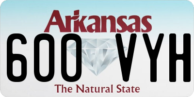 AR license plate 600VYH