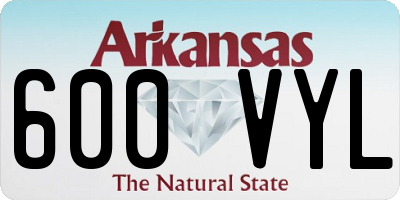 AR license plate 600VYL