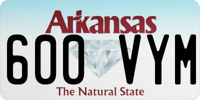 AR license plate 600VYM
