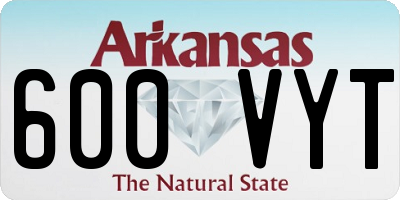 AR license plate 600VYT