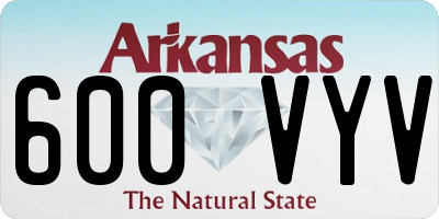 AR license plate 600VYV