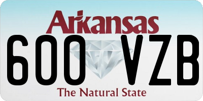 AR license plate 600VZB