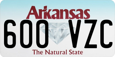 AR license plate 600VZC