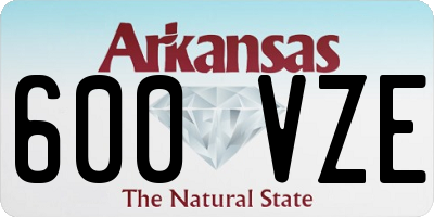 AR license plate 600VZE