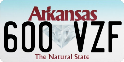 AR license plate 600VZF