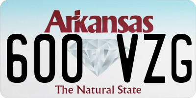 AR license plate 600VZG