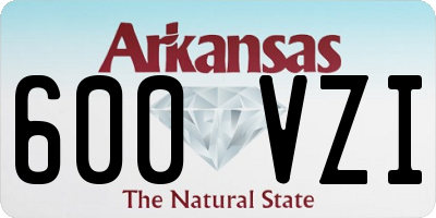 AR license plate 600VZI