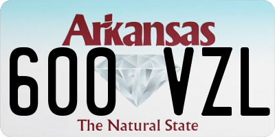 AR license plate 600VZL