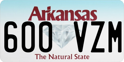 AR license plate 600VZM