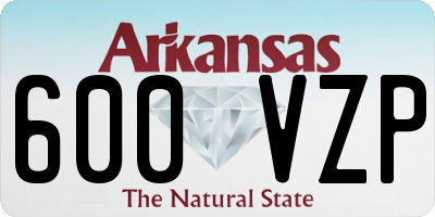 AR license plate 600VZP