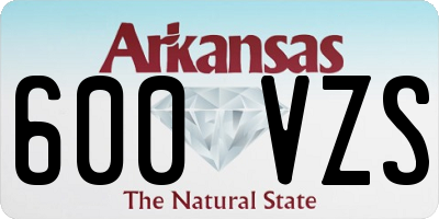 AR license plate 600VZS