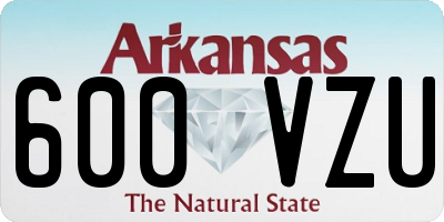 AR license plate 600VZU
