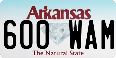 AR license plate 600WAM