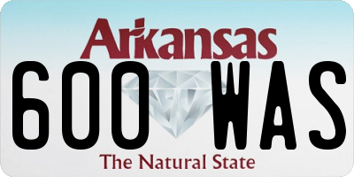 AR license plate 600WAS