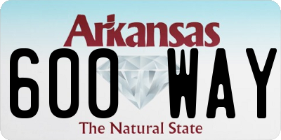 AR license plate 600WAY