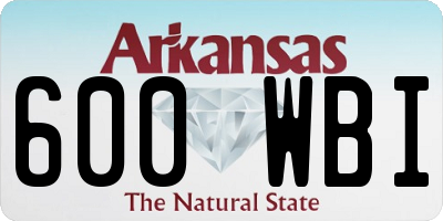 AR license plate 600WBI