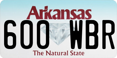 AR license plate 600WBR