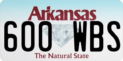 AR license plate 600WBS